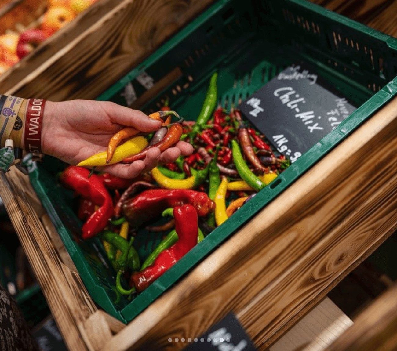 Grüne Perle Gemüse