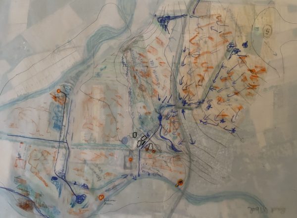 Wasserretentionskarte Ausschnitt