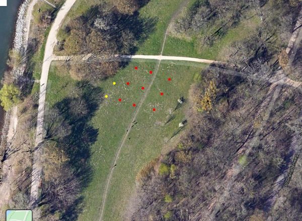 Luftbild Versuchswiese